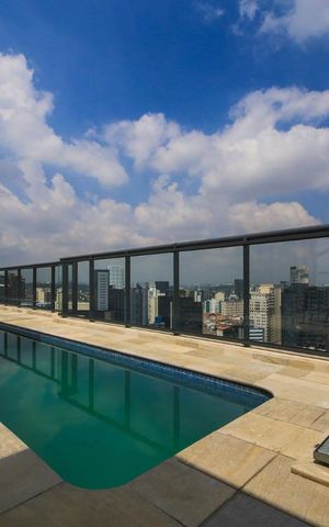 Apartamento para alugar com 30m², 1 quarto e 1 vaga Apartamento para alugar com 30m², 1 quarto e 1 vagaPiscina na Cobertura