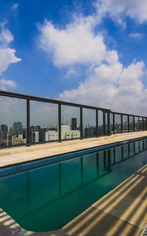 Apartamento para alugar com 30m², 1 quarto e 1 vaga Apartamento para alugar com 30m², 1 quarto e 1 vagaPiscina na Cobertura