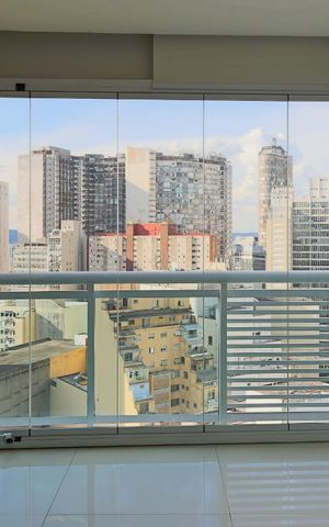 Studio para alugar com 49m², 1 quarto e 1 vaga Studio para alugar com 49m², 1 quarto e 1 vagaVaranda