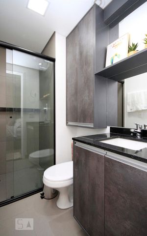Studio para alugar com 28m², 1 quarto e sem vagaBanheiro