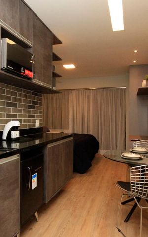 Studio para alugar com 28m², 1 quarto e sem vagaStudio