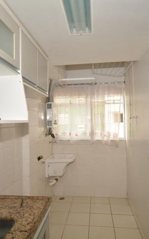 Apartamento à venda com 56m², 2 quartos e 1 vagaCozinha e Área de Serviço