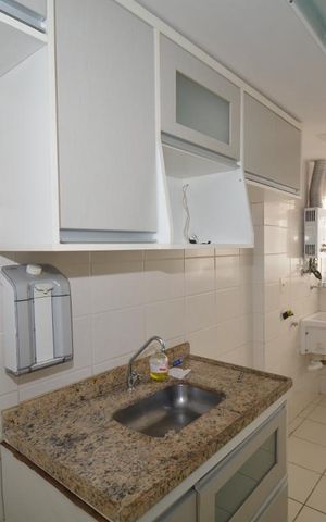 Apartamento à venda com 56m², 2 quartos e 1 vagaCozinha e Área de Serviço