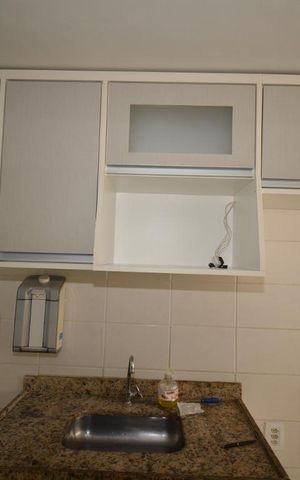 Apartamento à venda com 56m², 2 quartos e 1 vagaCozinha e Área de Serviço - Armários
