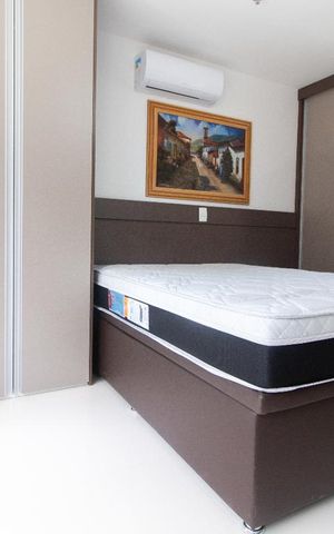 Studio para alugar com 33m², 1 quarto e 1 vagaQuarto