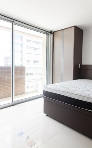 Studio para alugar com 33m², 1 quarto e 1 vagaQuarto