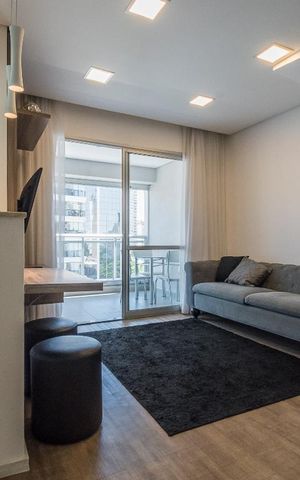 Apartamento à venda com 63m², 1 quarto e 2 vagas Apartamento à venda com 63m², 1 quarto e 2 vagasSala