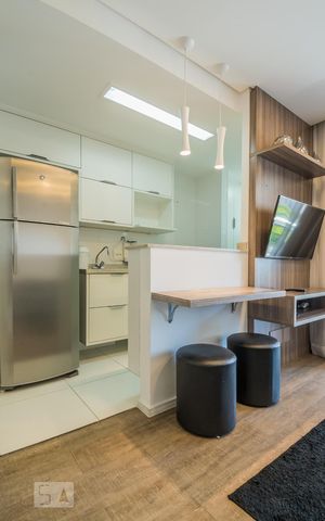 Apartamento à venda com 63m², 1 quarto e 2 vagas Apartamento à venda com 63m², 1 quarto e 2 vagasCozinha