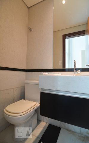 Apartamento para alugar com 71m², 1 quarto e 2 vagasBanheiro social