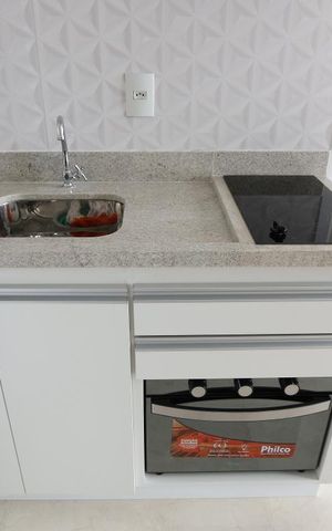 Studio para alugar com 35m², 1 quarto e 1 vagacozinha