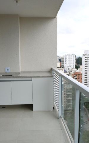 Studio para alugar com 35m², 1 quarto e 1 vagavaranda