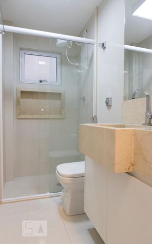Apartamento para alugar com 59m², 1 quarto e 1 vaga Apartamento para alugar com 59m², 1 quarto e 1 vagaBanheiro