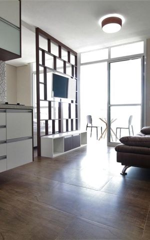 Apartamento para alugar com 35m², 1 quarto e 1 vagaSala e cozinha