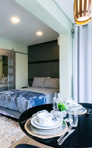 Studio para alugar com 25m², 1 quarto e 1 vaga Studio para alugar com 25m², 1 quarto e 1 vagaVaranda