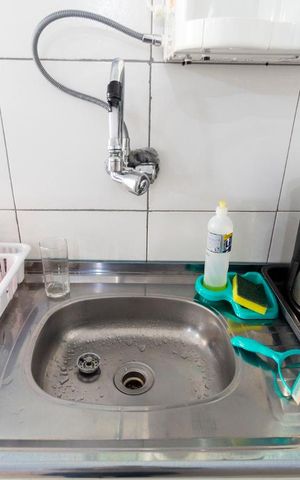 Casa para alugar com 400m², 3 quartos e 8 vagasCozinha - Salão social