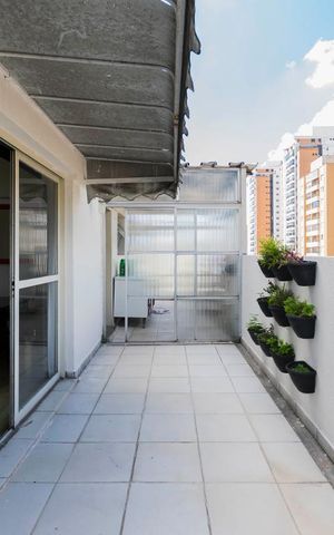 Apartamento para alugar com 90m², 1 quarto e 1 vagaVaranda