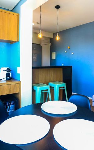 Apartamento para alugar com 38m², 1 quarto e 1 vaga Apartamento para alugar com 38m², 1 quarto e 1 vagaSala