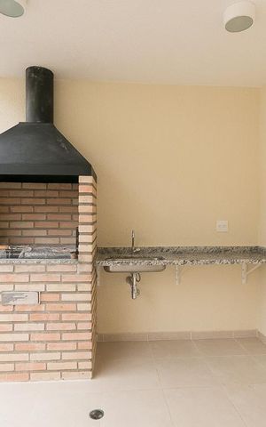 Apartamento à venda com 56m², 2 quartos e 2 vagasChurrasqueira