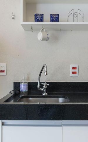 Studio para alugar com 33m², 1 quarto e 1 vagaVaranda Gourmet (Torneira)