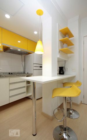 Studio à venda com 26m², 1 quarto e sem vagaCozinha