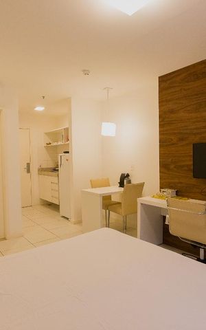 Studio à venda com 28m², 1 quarto e 1 vaga Studio à venda com 28m², 1 quarto e 1 vagaQuarto - 3