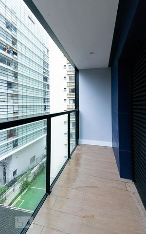 Apartamento para alugar com 47m², 1 quarto e 1 vaga Apartamento para alugar com 47m², 1 quarto e 1 vagaVaranda