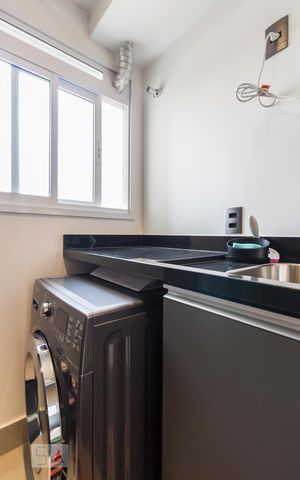 Apartamento à venda com 77m², 1 quarto e 2 vagasÁrea de serviço