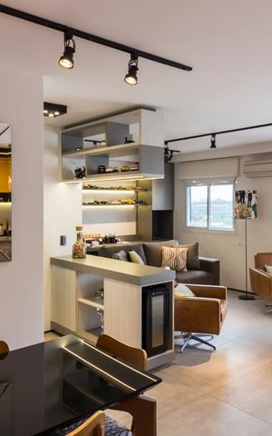 Apartamento à venda com 77m², 1 quarto e 2 vagasSala
