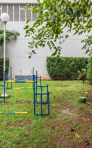 Apartamento à venda com 77m², 1 quarto e 2 vagasEspaço pet 