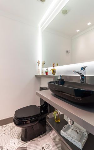 Apartamento à venda com 77m², 1 quarto e 2 vagasLavabo