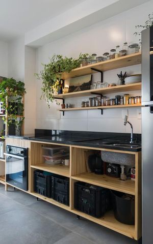 Apartamento à venda com 49m², 1 quarto e 1 vagaCozinha