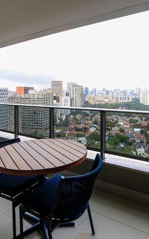 Studio para alugar com 46m², 1 quarto e 1 vagaVaranda 