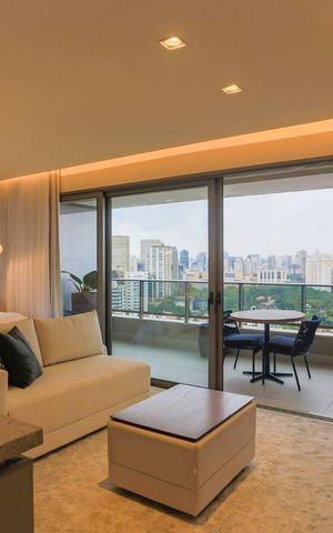 Studio para alugar com 46m², 1 quarto e 1 vagaSala