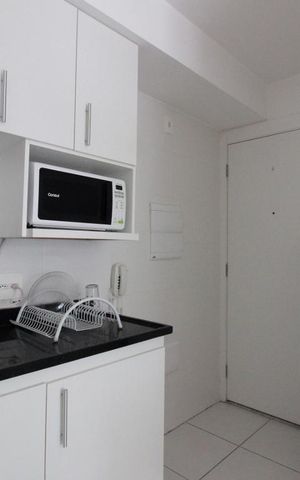Studio à venda com 28m², 1 quarto e 1 vagaCozinha