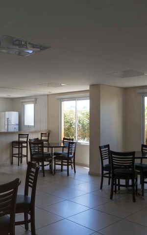 Apartamento para alugar com 55m², 2 quartos e 1 vagaÁrea comum - Salão de festas