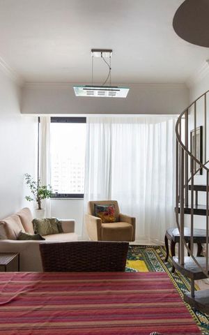 Apartamento para alugar com 125m², 2 quartos e 2 vagasSala