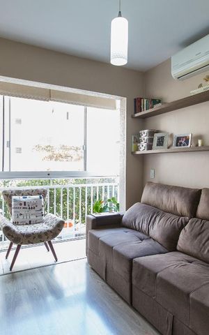 Apartamento para alugar com 55m², 2 quartos e 1 vagaSala