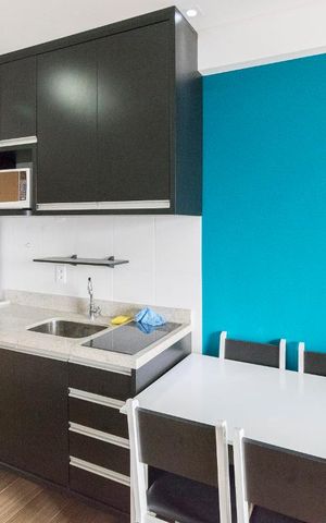 Studio à venda com 32m², 1 quarto e 1 vaga Studio à venda com 32m², 1 quarto e 1 vagaCozinha