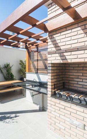 Apartamento à venda com 26m², 1 quarto e 1 vaga Apartamento à venda com 26m², 1 quarto e 1 vagaÁrea comum - Churrasqueira