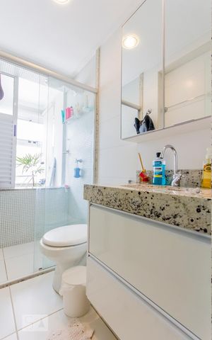 Apartamento para alugar com 44m², 1 quarto e 1 vaga Apartamento para alugar com 44m², 1 quarto e 1 vagaBanheiro