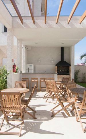 Apartamento à venda com 54m², 2 quartos e 1 vagaChurrasqueira