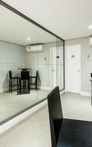 Apartamento para alugar com 36m², 1 quarto e sem vagaÁrea Externa - Salão de Festas