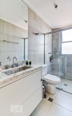 Apartamento para alugar com 61m², 2 quartos e 1 vaga Apartamento para alugar com 61m², 2 quartos e 1 vagaBanheiro