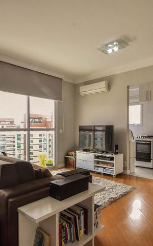 Apartamento para alugar com 45m², 1 quarto e 1 vaga Apartamento para alugar com 45m², 1 quarto e 1 vagaSala
