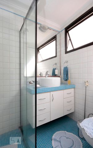 Apartamento para alugar com 160m², 4 quartos e 2 vagasBanheiro da Suíte 1