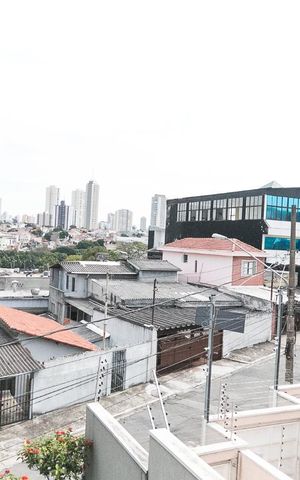 Casa de condomínio para alugar com 114m², 3 quartos e 2 vagasVista da varanda