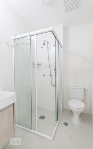 Apartamento à venda com 50m², 1 quarto e 1 vagaBanheiro da suíte 