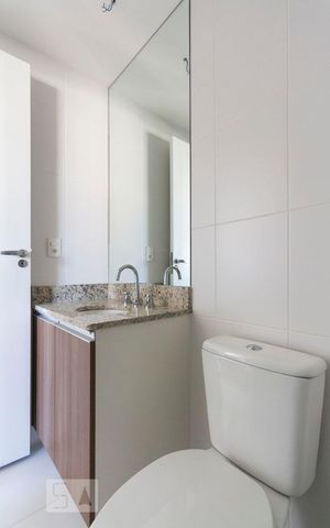 Apartamento para alugar com 61m², 2 quartos e 2 vagasBanheiro social
