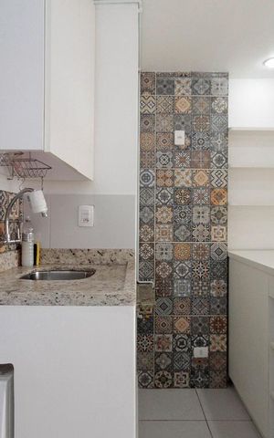 Studio à venda com 29m², 1 quarto e sem vagaCozinha