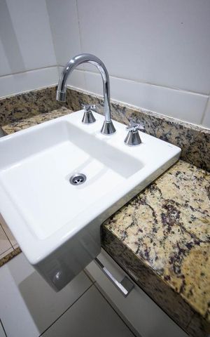Apartamento para alugar com 103m², 3 quartos e 1 vagaBanheiro social 